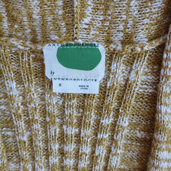 Anthropologie Abigail Boho Long Cardigan Patch Pockets Cabincore Praire Small - Picture 9 of 11